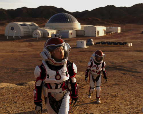 Astronauts in isolation environment